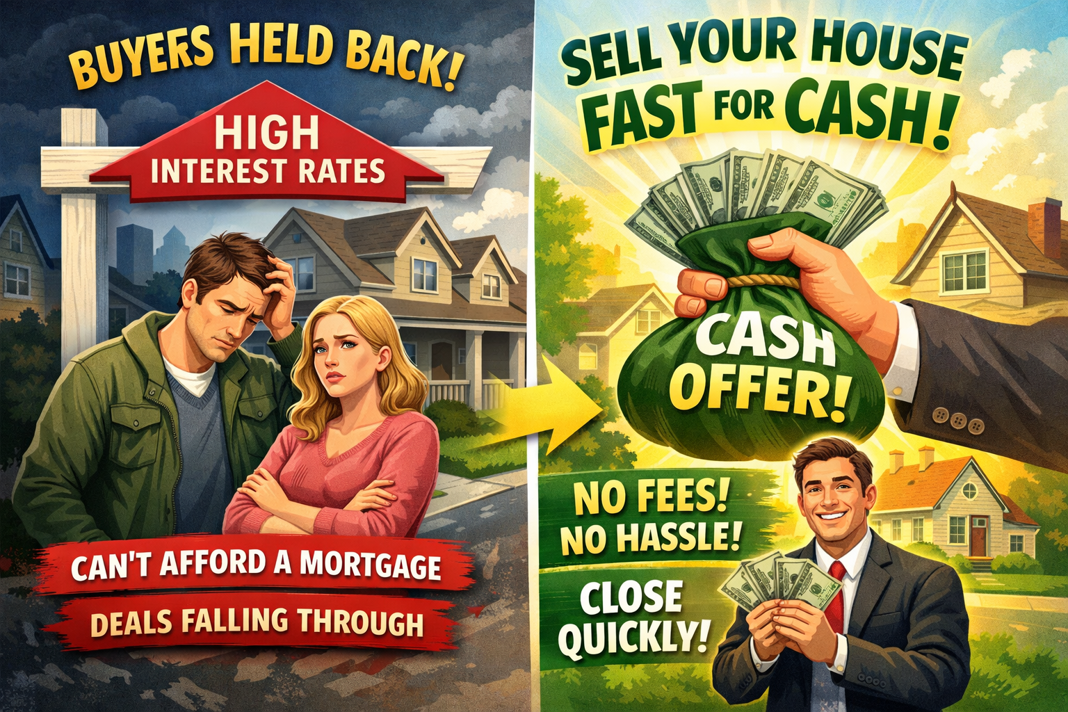 Interest Rates Too High? How to Sell Your House Fast for Cash When Buyers Can’t Get a Loan